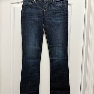 Guess Women's Dark Indigo Straight Leg Jeans